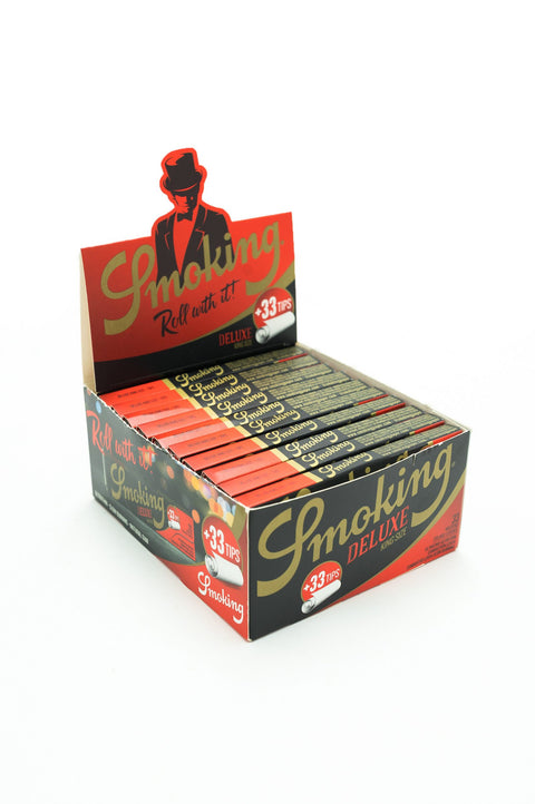 Mortalhas Smoking King Size Brancas + 33 Filtros