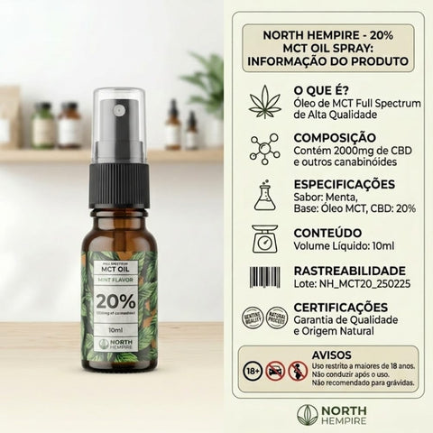 Óleo de MTC Full Spectrum 20%